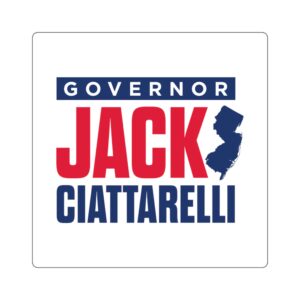 Jack Ciattarelli for governor sticker