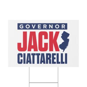 Governor Jack Ciattarelli Yard Sign