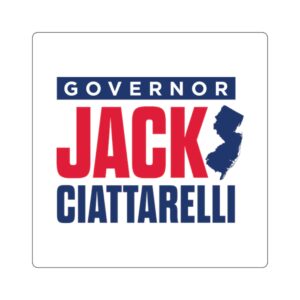 Jack Ciattarelli for governor sticker