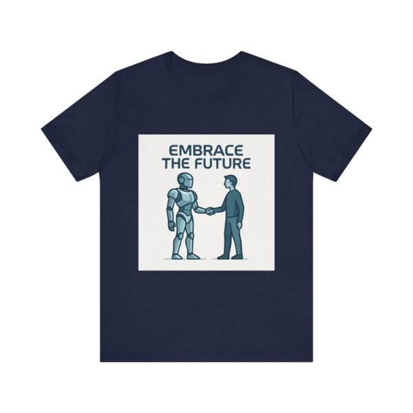 Embrace the Future Robot Tee — Sci‑Fi Tech Graphic T-Shirt