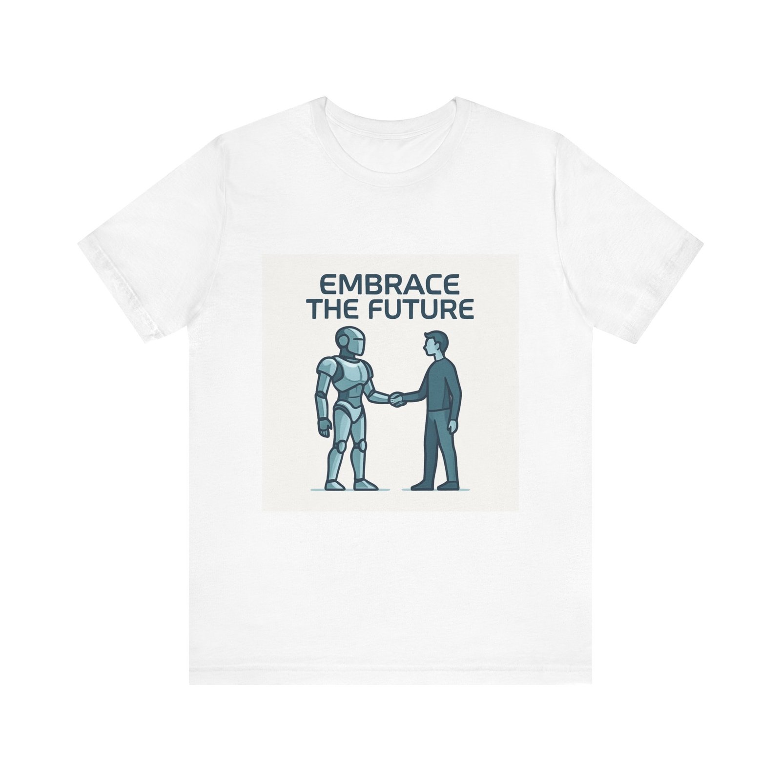 Embrace the Future Robot Tee