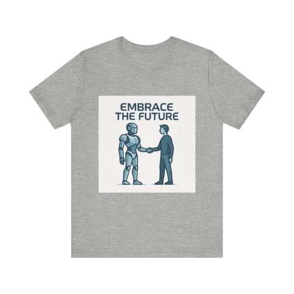 Embrace the Future Robot Tee — Sci‑Fi Tech Graphic T-Shirt