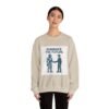 Embrace the Future Sweatshirt — Robot & Human Handshake Crewneck