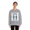Embrace the Future Sweatshirt — Robot & Human Handshake Crewneck
