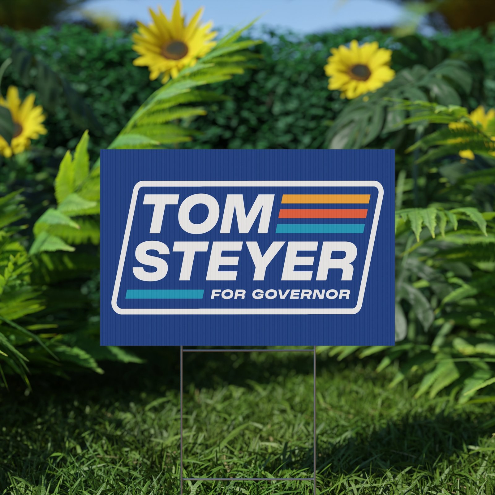 Tom Steyer for Governor Yard Sign 2026