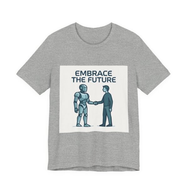 Embrace the Future Robot Tee — Sci‑Fi Tech Graphic T-Shirt