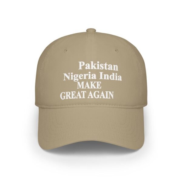 Pakistan Nigeria India Make Great Again Hat — Low Profile Cotton Baseball Cap
