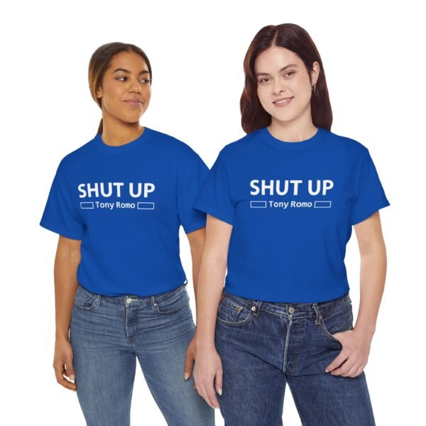 Shut Up Tony Romo T Shirt – Funny Detroit Lions Fan Tee | Game Day Apparel