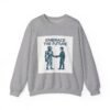 Embrace the Future Sweatshirt — Robot & Human Handshake Crewneck