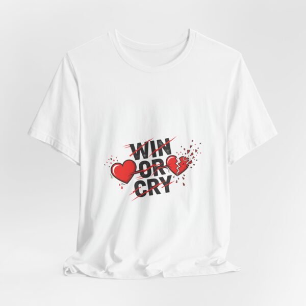 Win or Cry Tee | sports fan shirt, game day rollercoaster emotions design