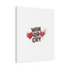 Win or Cry Heartbeat Graphic Canvas | Sports Fan Emotional Rollercoaster