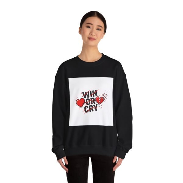 Win or Cry Sweatshirt | Sports Fan Emotional Rollercoaster, Game Day Shirt