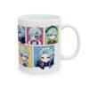 Dottore Chibi Anime Ceramic Mug — 'Dottore' Chibi Panels, Glossy 11oz/15oz