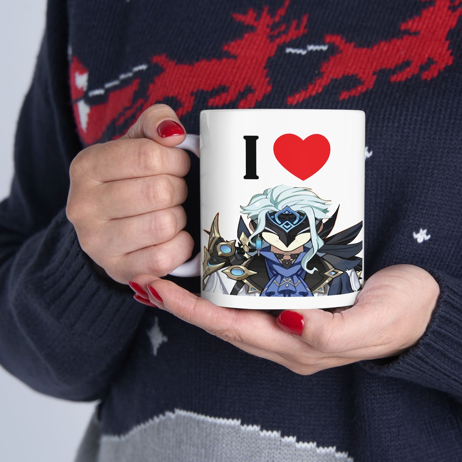 Dottore Chibi Anime Ceramic Mug