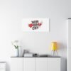 Win or Cry Heartbeat Graphic Canvas | Sports Fan Emotional Rollercoaster