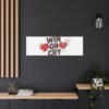 Win or Cry Heartbeat Graphic Canvas | Sports Fan Emotional Rollercoaster