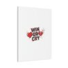 Win or Cry Heartbeat Graphic Canvas | Sports Fan Emotional Rollercoaster