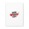 Win or Cry Heartbeat Graphic Canvas | Sports Fan Emotional Rollercoaster