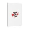 Win or Cry Heartbeat Graphic Canvas | Sports Fan Emotional Rollercoaster