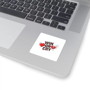 Win or Cry Sticker | Sports Fan Rollercoaster, Game Day Emotions