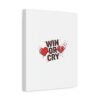 Win or Cry Heartbeat Graphic Canvas | Sports Fan Emotional Rollercoaster