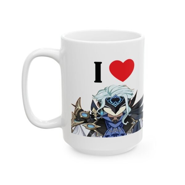 Dottore Chibi Anime Ceramic Mug — 'Dottore' Chibi Panels, Glossy 11oz/15oz