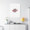 Win or Cry Heartbeat Graphic Canvas | Sports Fan Emotional Rollercoaster