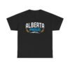 Alberta Proud T‑Shirt — Canadian Mountain & Wheat Logo Tee