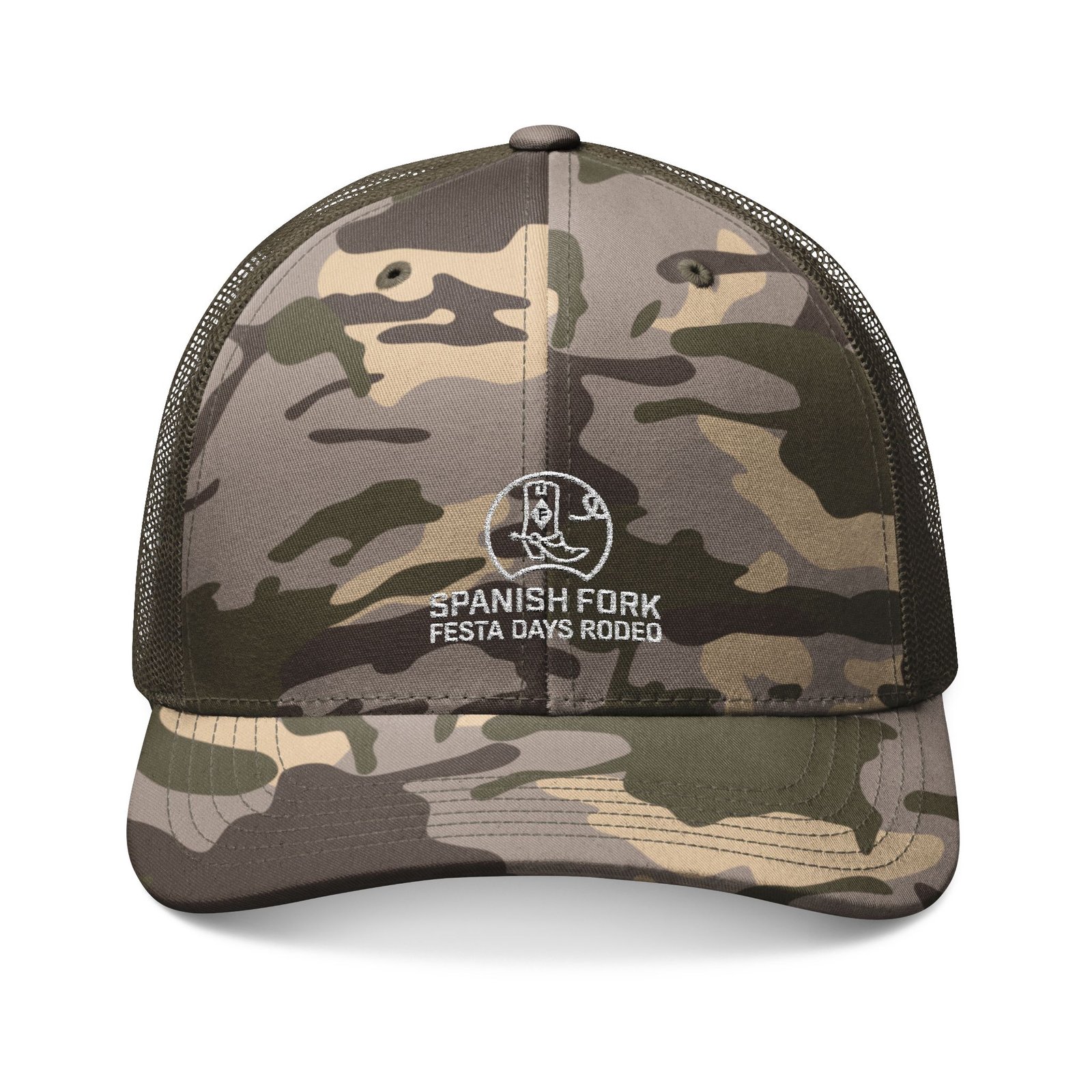Spanish Fork Hat – Spanish Fork Fiesta Days Rodeo Camo Cap Embroidered