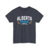 Alberta Proud T‑Shirt — Canadian Mountain & Wheat Logo Tee