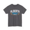 Alberta Proud T‑Shirt — Canadian Mountain & Wheat Logo Tee