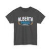 Alberta Proud T‑Shirt — Canadian Mountain & Wheat Logo Tee
