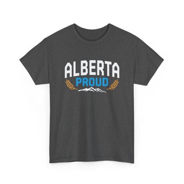 Alberta Proud T‑Shirt — Canadian Mountain & Wheat Logo Tee
