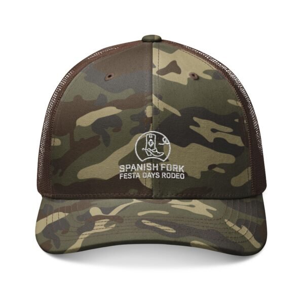 Spanish Fork Fiesta Days Rodeo Hat – Camo Trucker Cap Embroidered