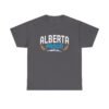 Alberta Proud T‑Shirt — Canadian Mountain & Wheat Logo Tee