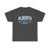 Alberta Proud T‑Shirt — Canadian Mountain & Wheat Logo Tee