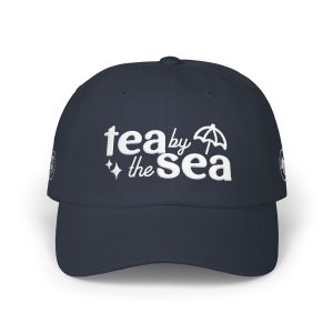Tea by the Sea Hat– Embroidered Coastal Dad Cap
