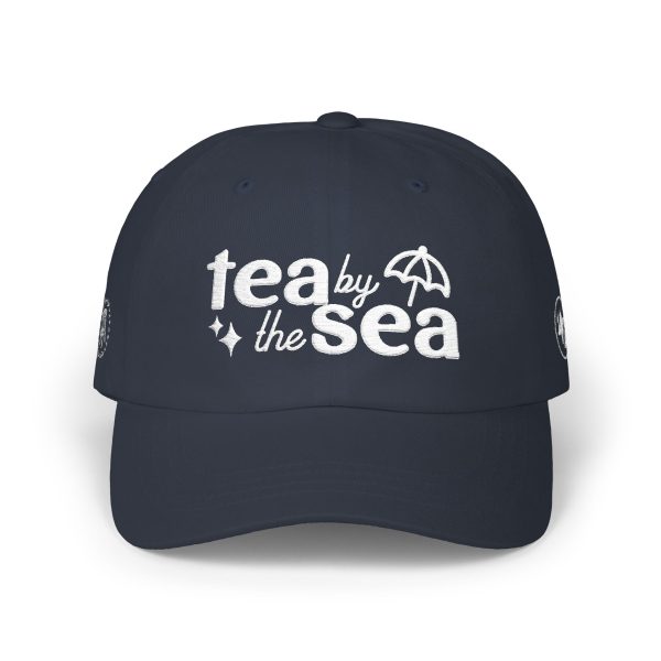 Tea by the Sea Hat– Embroidered Coastal Dad Cap