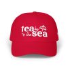 Tea by the Sea Hat– Embroidered Coastal Dad Cap