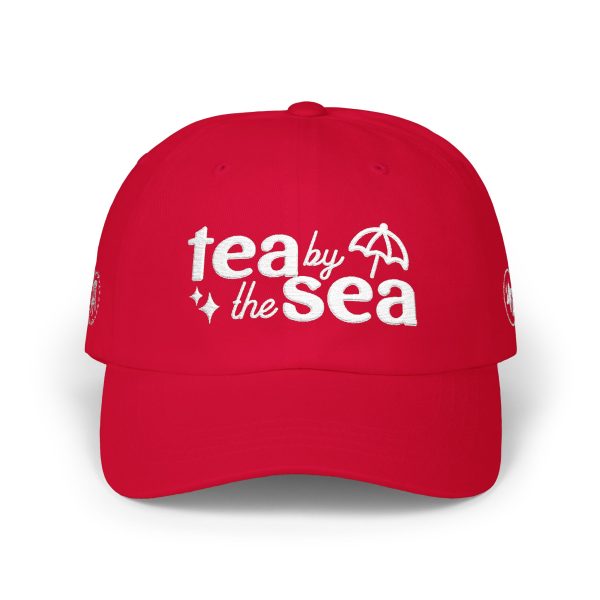 Tea by the Sea Hat– Embroidered Coastal Dad Cap