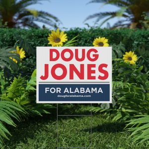 Premium Doug Jones For Alabama Yard Sign – Double-Sided Powerful, Heavy-Duty Corrugated Plastic Lawn Sign 2026