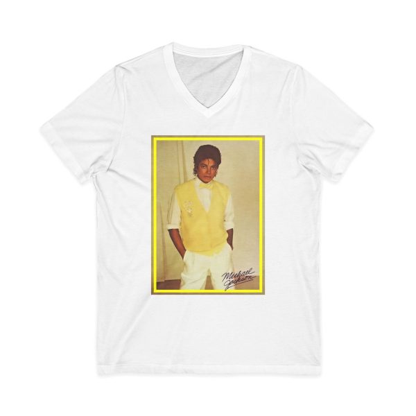 Michael Jackson T Shirt (2003) – Rare Vintage Inspired V-Neck Tee | Iconic King of Pop Fan Shirt