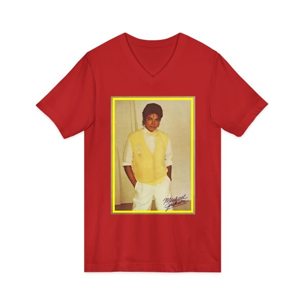 Michael Jackson T Shirt (2003) – Rare Vintage Inspired V-Neck Tee | Iconic King of Pop Fan Shirt