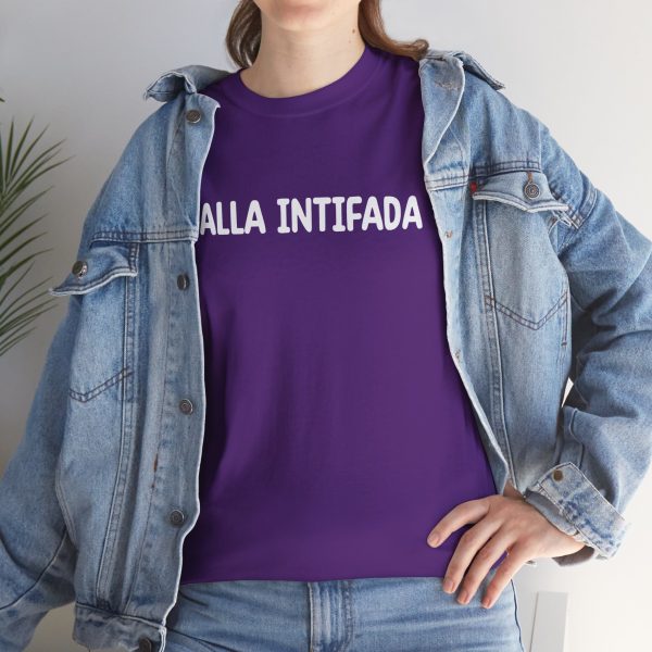 Yalla Intifada T Shirt | Ethically Made, Comfortable & Bold Statement Appare