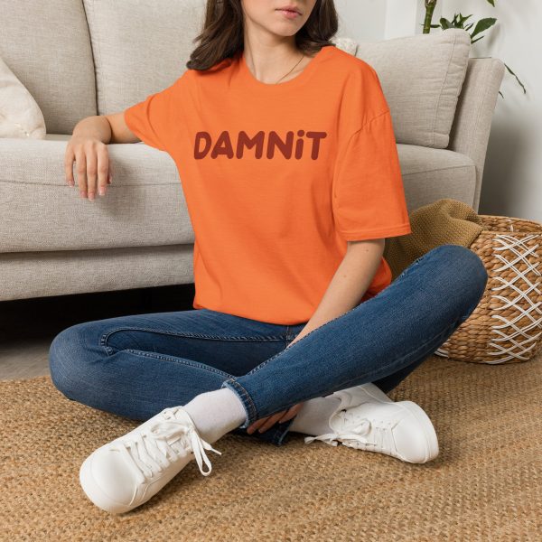 Damnit T Shirt – Funny Retro Script Casual Tee | 100% Cotton