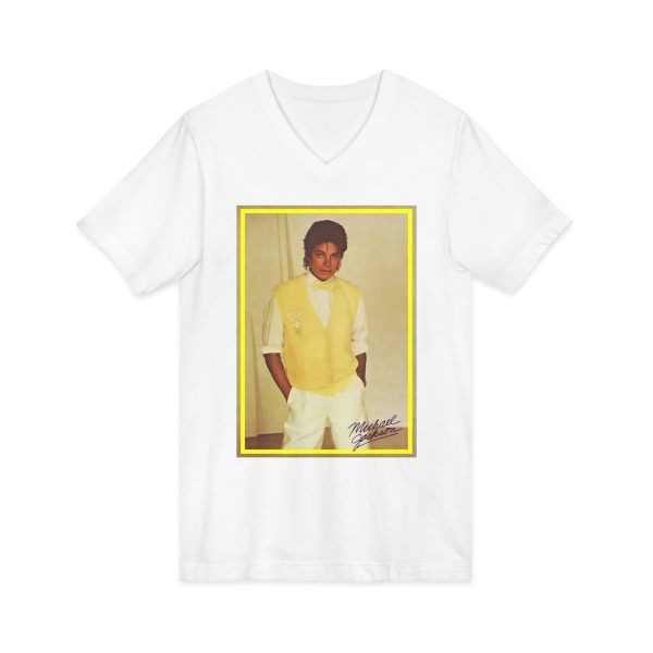 Michael Jackson T Shirt (2003) – Rare Vintage Inspired V-Neck Tee | Iconic King of Pop Fan Shirt