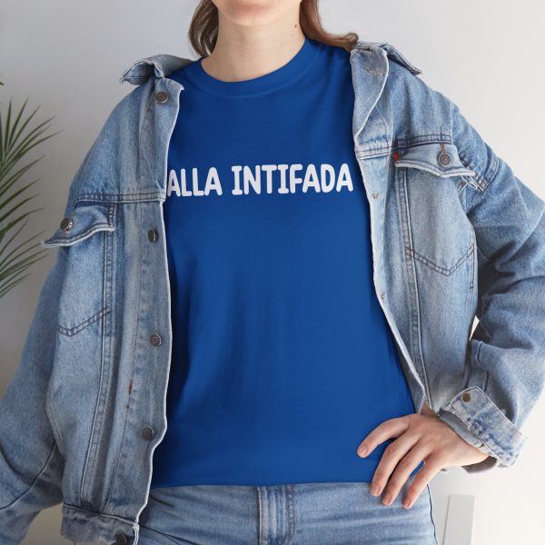 Yalla Intifada T Shirt | Ethically Made, Comfortable & Bold Statement Appare