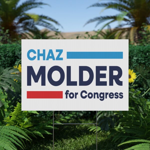 Chaz Molder for Congress Yard Sign | TN 5th District Lawn Sign