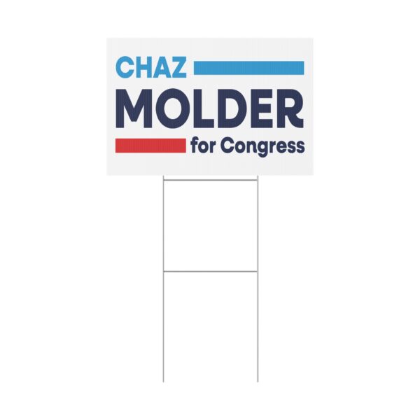 Chaz Molder for Congress Yard Sign | TN 5th District Lawn Sign