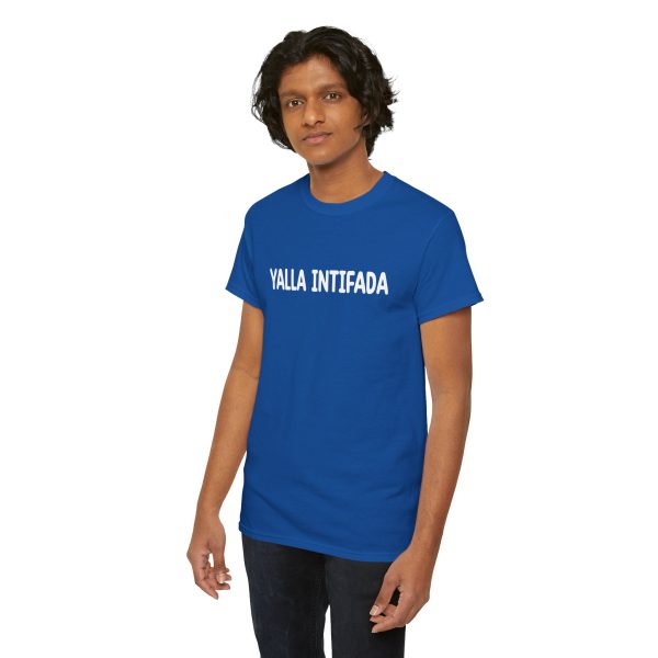 Yalla Intifada T Shirt | Ethically Made, Comfortable & Bold Statement Appare